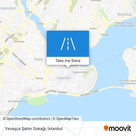 Yavaşça Şahin Sokağı map