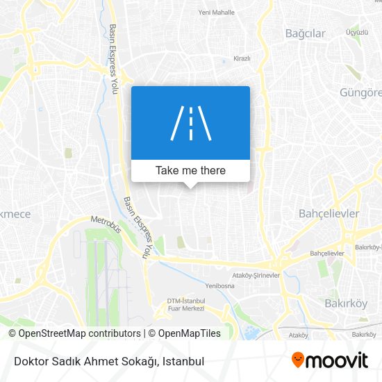 Doktor Sadık Ahmet Sokağı map