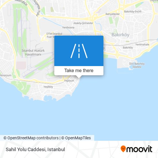 Sahil Yolu Caddesi map