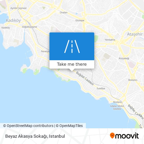 Beyaz Akasya Sokağı map