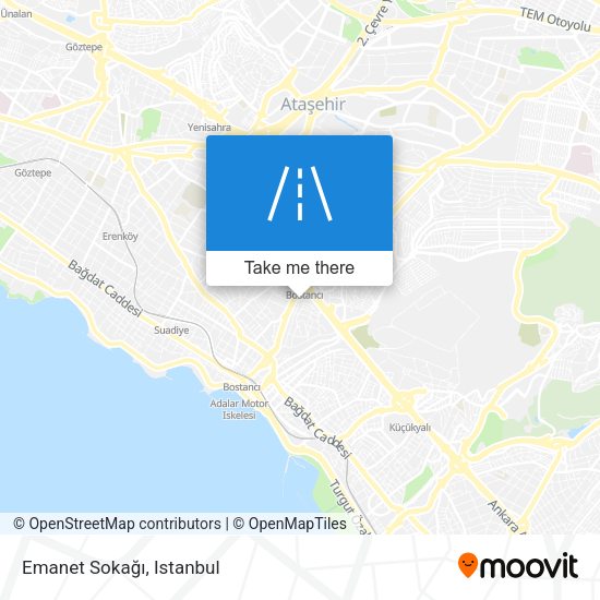Emanet Sokağı map