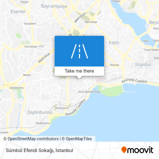 Sümbül Efendi Sokağı map