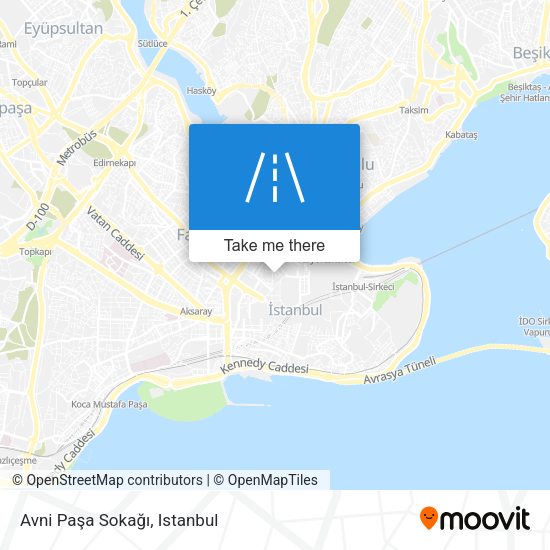 Avni Paşa Sokağı map