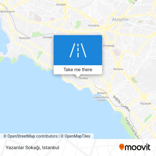 Yazanlar Sokağı map