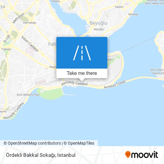 Ördekli Bakkal Sokağı map