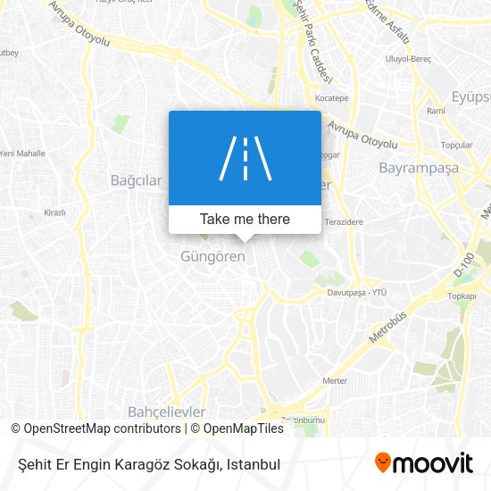 Şehit Er Engin Karagöz Sokağı map