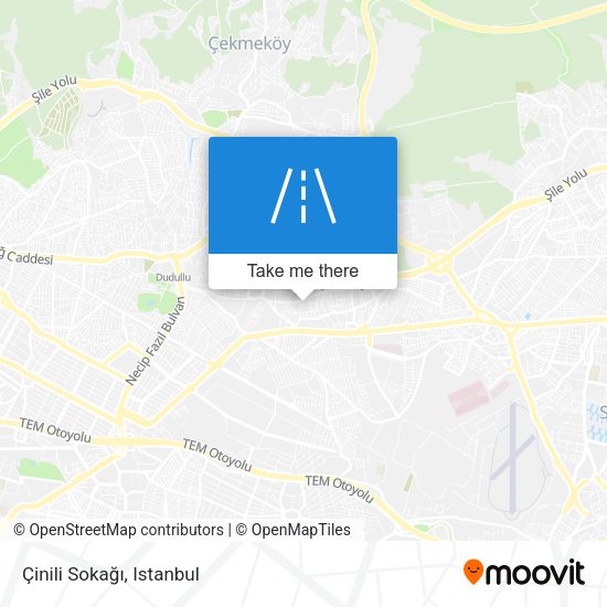 Çinili Sokağı map