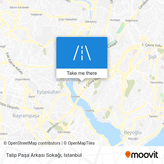 Talip Paşa Arkası Sokağı map