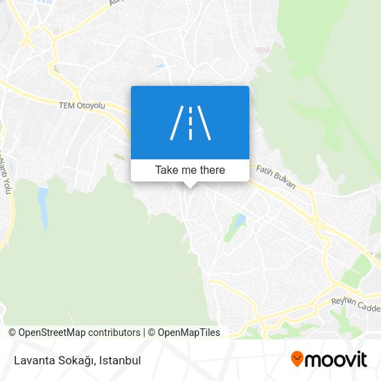 Lavanta Sokağı map