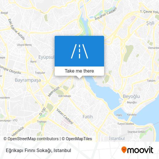 Eğrikapı Fırını Sokağı map