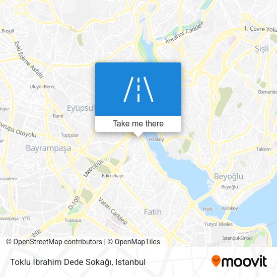 Toklu İbrahim Dede Sokağı map