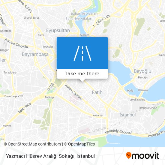 Yazmacı Hüsrev Aralığı Sokağı map