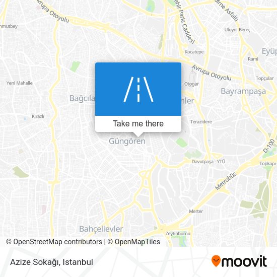 Azize Sokağı map