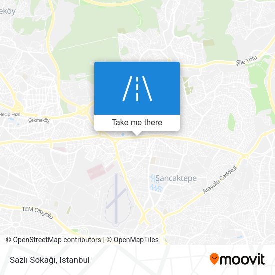 Sazlı Sokağı map