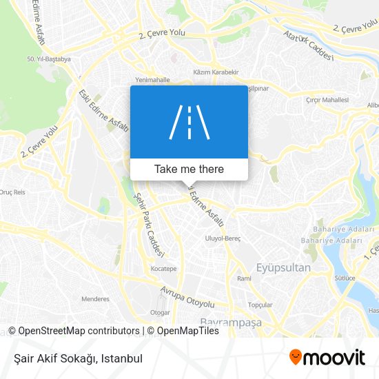 Şair Akif Sokağı map