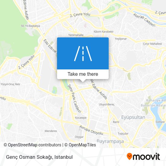Genç Osman Sokağı map