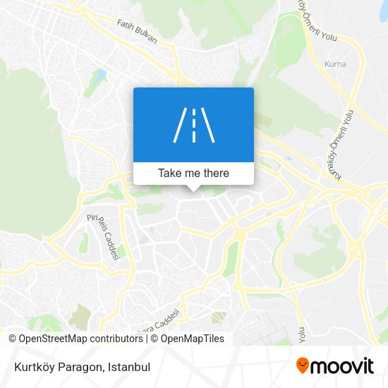 Kurtköy Paragon map
