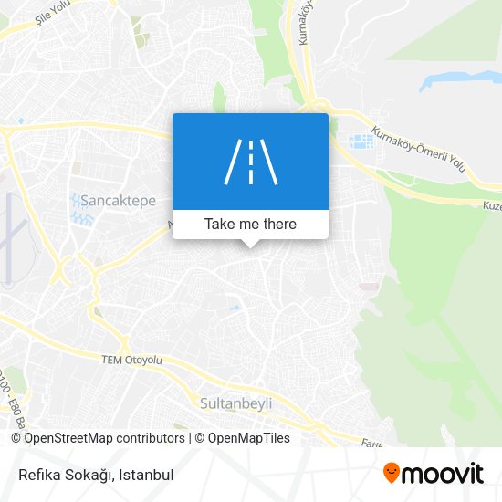Refika Sokağı map