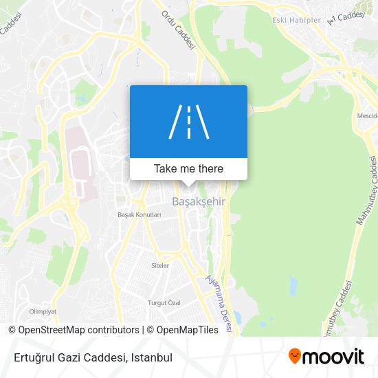 Ertuğrul Gazi Caddesi map