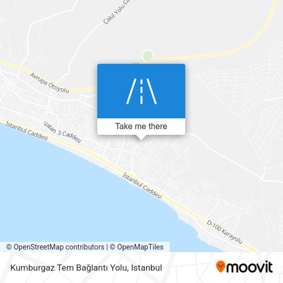 Kumburgaz Tem Bağlantı Yolu map