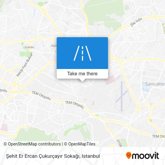 Şehit Er Ercan Çukurçayır Sokağı map