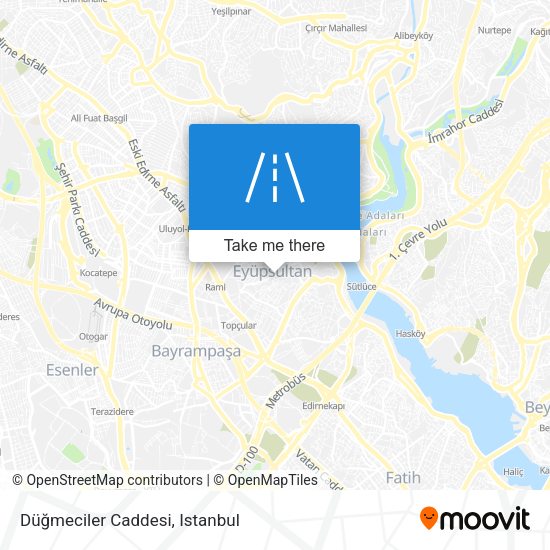 Düğmeciler Caddesi map