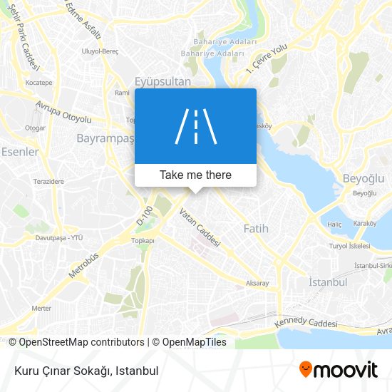 Kuru Çınar Sokağı map