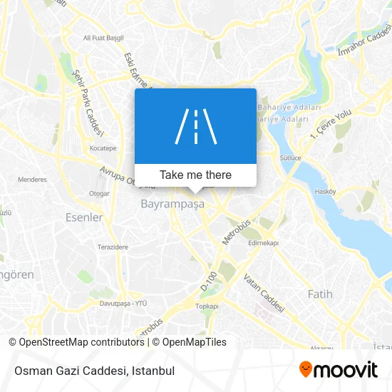 Osman Gazi Caddesi map