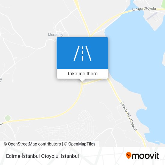 Edirne-İstanbul Otoyolu map