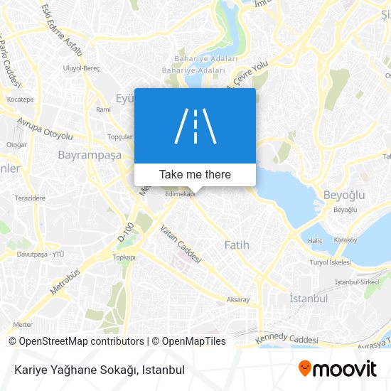 Kariye Yağhane Sokağı map