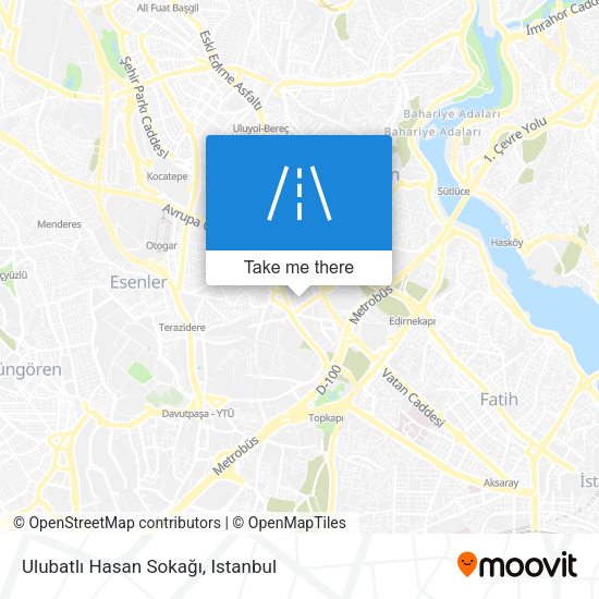 Ulubatlı Hasan Sokağı map