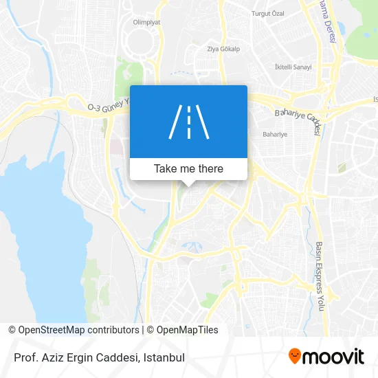 Prof. Aziz Ergin Caddesi map