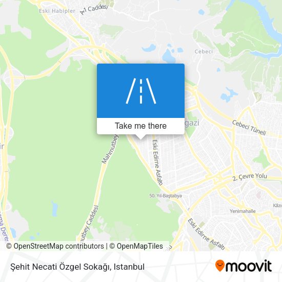 Şehit Necati Özgel Sokağı map