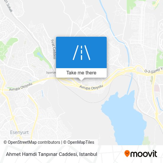 Ahmet Hamdi Tanpınar Caddesi map