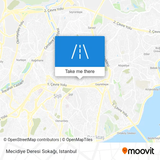 Mecidiye Deresi Sokağı map