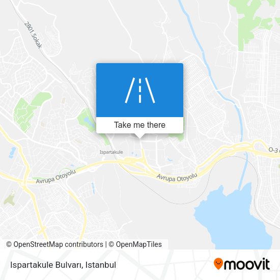 Ispartakule Bulvarı map