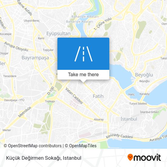 Küçük Değirmen Sokağı map