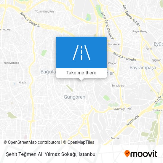 Şehit Teğmen Ali Yılmaz Sokağı map