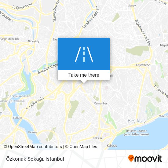 Özkonak Sokağı map