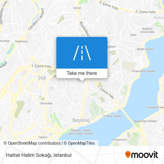 Hattat Halim Sokağı map
