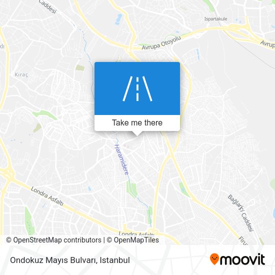 Ondokuz Mayıs Bulvarı map