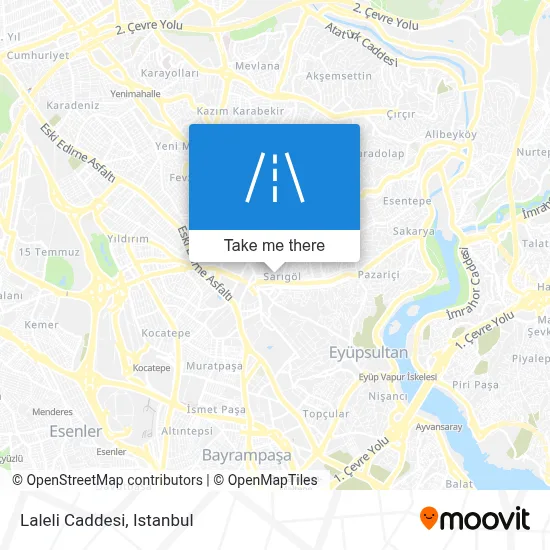 Laleli Caddesi map