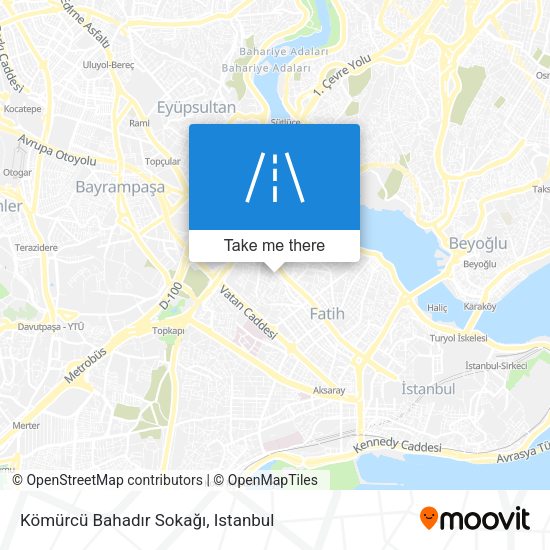Kömürcü Bahadır Sokağı map