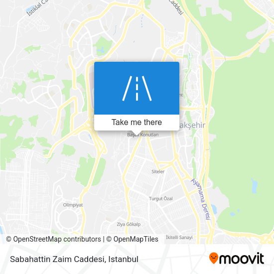 Sabahattin Zaim Caddesi map