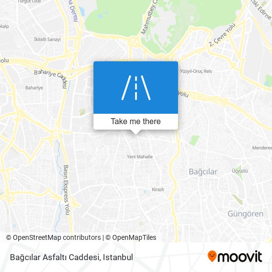 Bağcılar Asfaltı Caddesi map