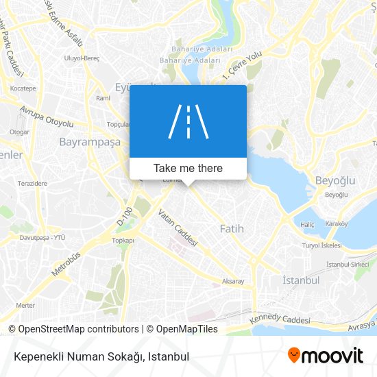 Kepenekli Numan Sokağı map