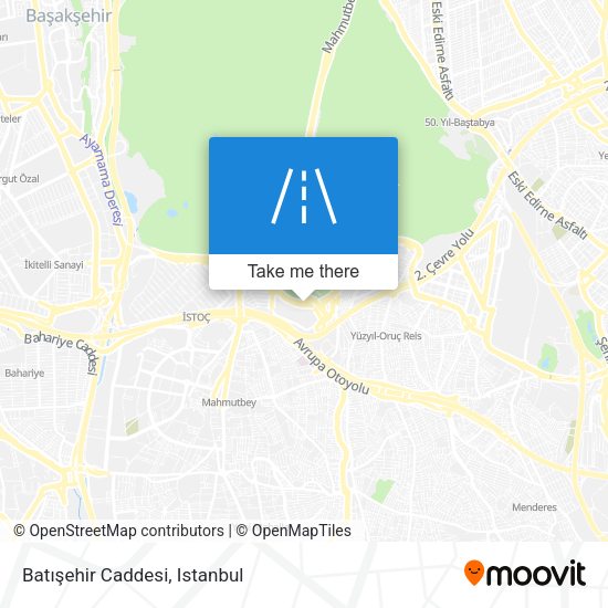 Batışehir Caddesi map