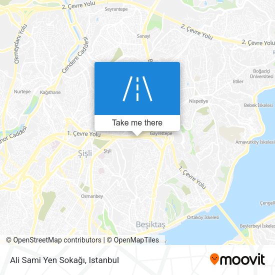Ali Sami Yen Sokağı map