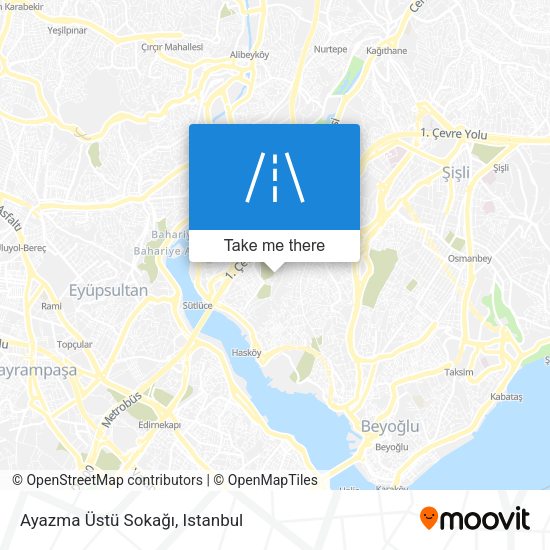 Ayazma Üstü Sokağı map