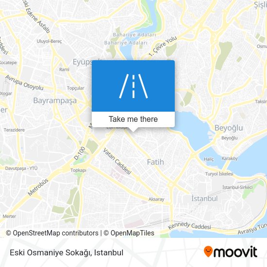 Eski Osmaniye Sokağı map